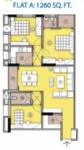 Ganguly 4 Sight Prestige (3BHK+2T (1,260 sq ft) 1260 sq ft) Ganguly 4 Sight Prestige (3BHK+2T (1,260 sq ft) 1260 sq ft)