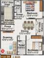 Gamut Ishta City (2BHK+2T (1,143 sq ft) + Pooja Room 1143 sq ft) Gamut Ishta City (2BHK+2T (1,143 sq ft) + Pooja Room 1143 sq ft)