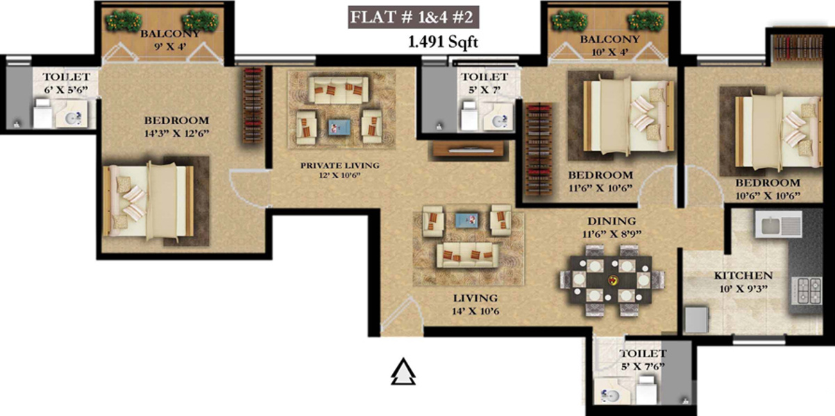 Sree Raja Rajeshwari Developers Vista Heights (3BHK+3T (1,491 sq ft) 1491 sq ft) Sree Raja Rajeshwari Developers Vista Heights (3BHK+3T (1,491 sq ft) 1491 sq ft)