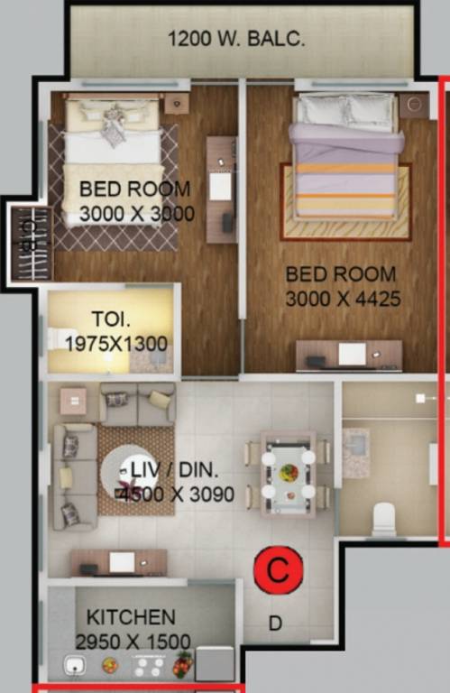  jeebon residency Floor Plan Floor Plan