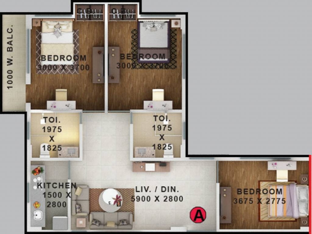  jeebon residency Floor Plan Floor Plan