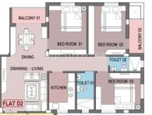 Ganguly 4 Sight Manor (3BHK+2T (1,419 sq ft) 1419 sq ft) Ganguly 4 Sight Manor (3BHK+2T (1,419 sq ft) 1419 sq ft)