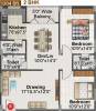Gamut Ishta City (2BHK+2T (1,204 sq ft) 1204 sq ft)