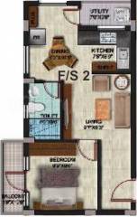 Ascent Akilam Srinivas Krishna (1BHK+1T (644 sq ft) 644 sq ft)