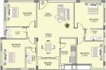 Parasrampuria Raadhya (4BHK+3T (2,449 sq ft) 2449 sq ft)