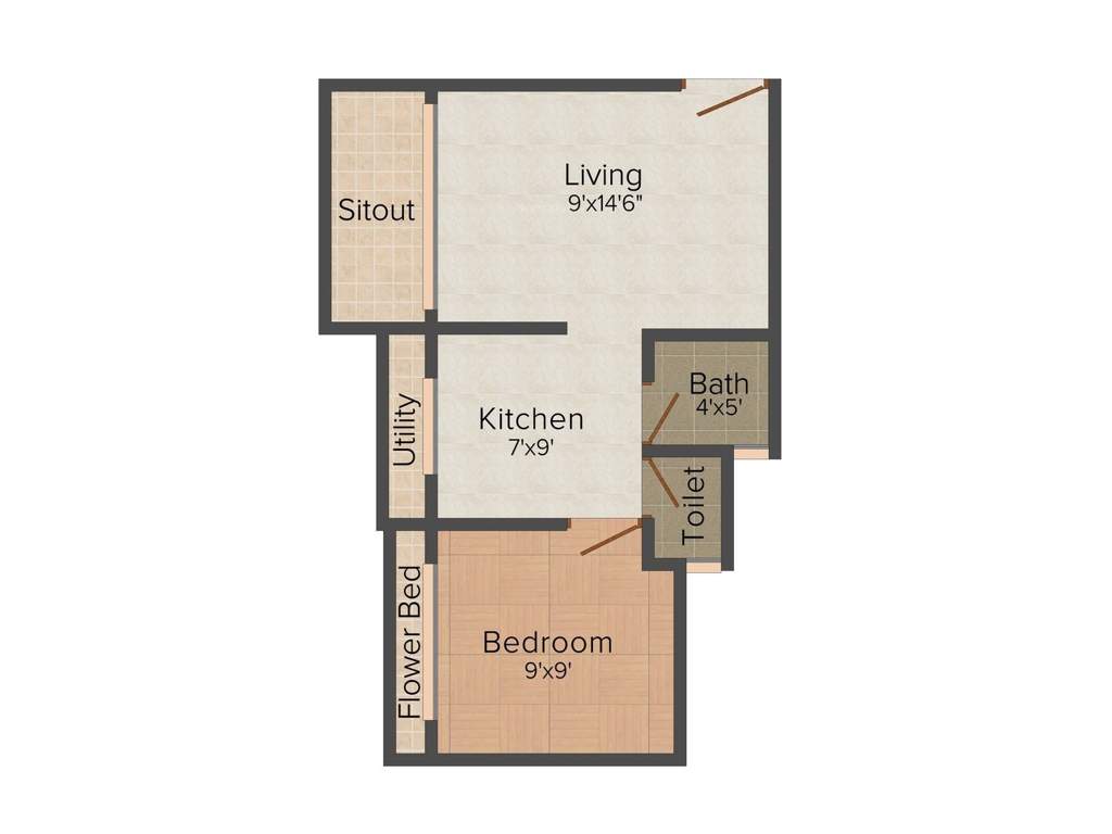 Shree Sai Shri Sai Enclave (1BHK+1T (590 sq ft) 590 sq ft)