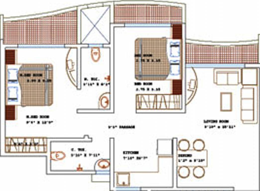 New Max Silver Acres (2BHK+2T (817 sq ft) 817 sq ft) New Max Silver Acres (2BHK+2T (817 sq ft) 817 sq ft)