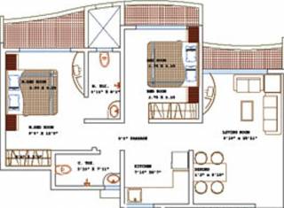 New Max Silver Acres (2BHK+2T (817 sq ft) 817 sq ft) New Max Silver Acres (2BHK+2T (817 sq ft) 817 sq ft)