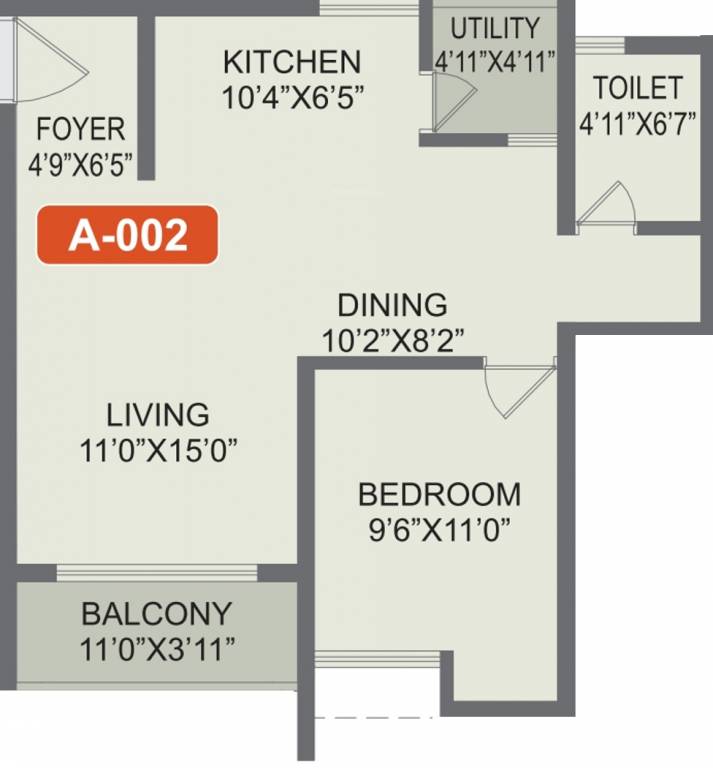 Rohan Akriti (1BHK+1T (817 sq ft) 817 sq ft) Rohan Akriti (1BHK+1T (817 sq ft) 817 sq ft)