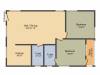 Venus Anandham (2BHK+2T (787 sq ft) 787 sq ft)
