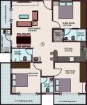 Fateh Perfecta Charisma (2BHK+3T (1,443 sq ft) 1443 sq ft) Fateh Perfecta Charisma (2BHK+3T (1,443 sq ft) 1443 sq ft)