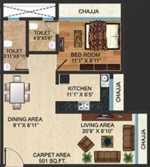 AIM Rathod Niwas (1BHK+2T (501 sq ft) 501 sq ft) AIM Rathod Niwas (1BHK+2T (501 sq ft) 501 sq ft)