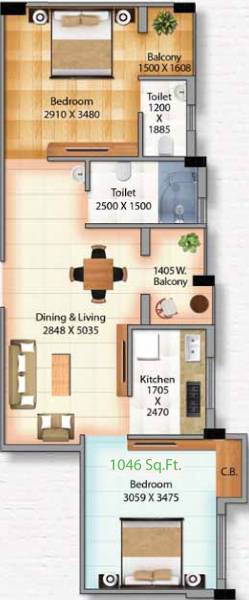  legacy-kalpataru-heights Floor Plan Floor Plan