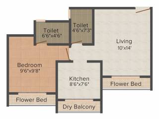 Vinay Unique Imperia (1BHK+2T (685 sq ft) 685 sq ft)