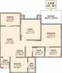 DSK Vidyanagari Phase II (2BHK+2T (999 sq ft) 999 sq ft) DSK Vidyanagari Phase II (2BHK+2T (999 sq ft) 999 sq ft)