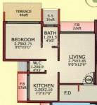 Ravechi Narayan Residency (1BHK+1T (645 sq ft) 645 sq ft)