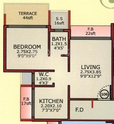 Ravechi Narayan Residency (1BHK+1T (645 sq ft) 645 sq ft) Ravechi Narayan Residency (1BHK+1T (645 sq ft) 645 sq ft)