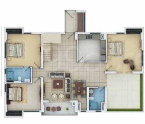 laxmi aquascape Floor Plan Lower Level Duplex Plan