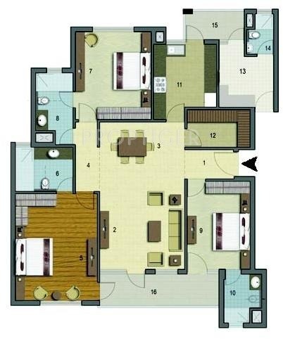 Stellar Sigma (3BHK+3T (2,150 sq ft) 2150 sq ft)
