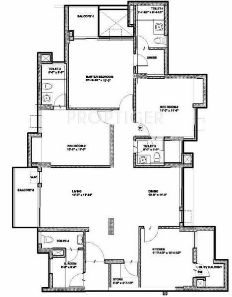 Assotech Springfields (3BHK+4T (2,054 sq ft) + Servant Room 2054 sq ft) Assotech Springfields (3BHK+4T (2,054 sq ft) + Servant Room 2054 sq ft)