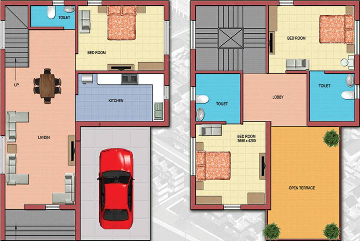 Aspirana Malabar Residency Villa (2BHK+2T (770 sq ft) 770 sq ft)