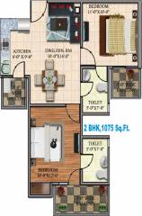 Dev Hitaishi Heights (2BHK+2T (1,075 sq ft) 1075 sq ft) Dev Hitaishi Heights (2BHK+2T (1,075 sq ft) 1075 sq ft)