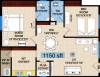 Gothic Planet (2BHK+2T (1,150 sq ft) + Pooja Room 1150 sq ft)