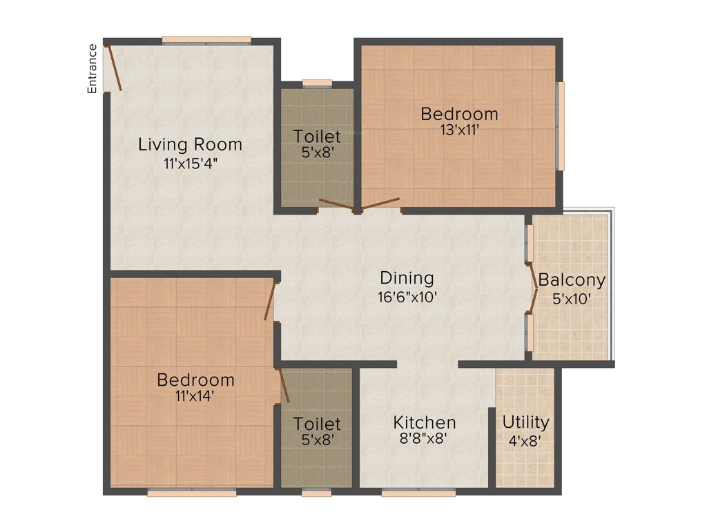 Gothic Alpine Serenity (2BHK+2T (1,160 sq ft) 1160 sq ft)