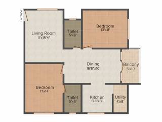 Gothic Alpine Serenity (2BHK+2T (1,160 sq ft) 1160 sq ft) Gothic Alpine Serenity (2BHK+2T (1,160 sq ft) 1160 sq ft)