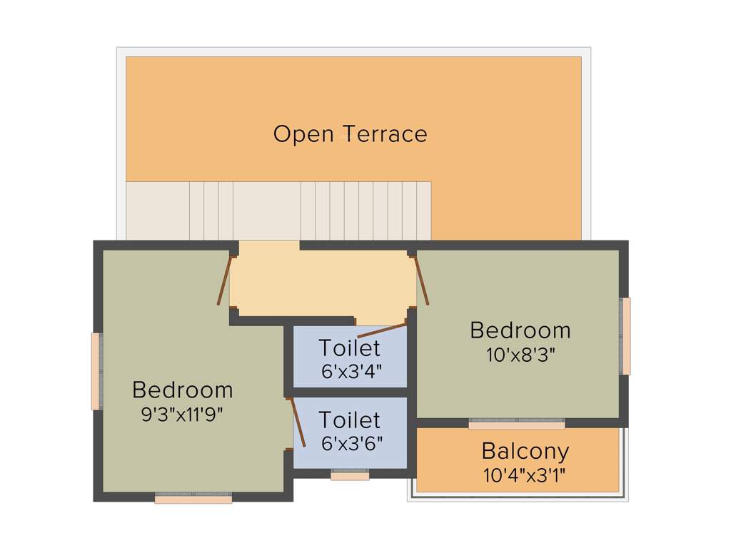Smithila Sai Villas (2BHK+2T (1,100 sq ft) 1100 sq ft)