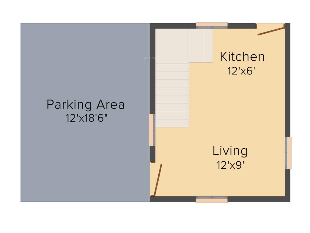 Smithila Sai Villas (1BHK+1T (900 sq ft) 900 sq ft)