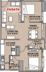 Buildafina Lumos (2BHK+2T (978 sq ft) 978 sq ft) Buildafina Lumos (2BHK+2T (978 sq ft) 978 sq ft)