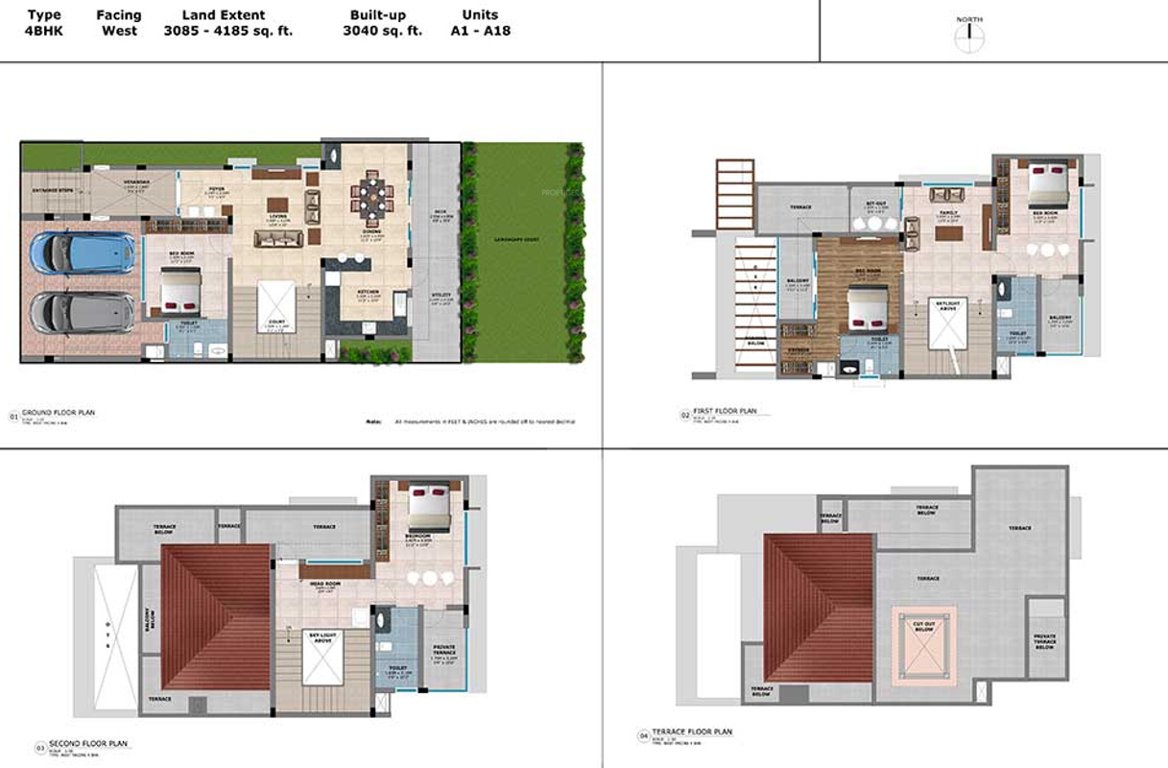 Casagrand Luxus (4BHK+4T (3,040 sq ft) 3040 sq ft)