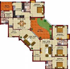 Srivari Infrastructures Srivari Mansarovar (4BHK+4T (2,050 sq ft) + Servant Room 2050 sq ft)