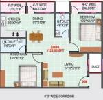 SLV Niceview (2BHK+2T (1,123 sq ft) 1123 sq ft) SLV Niceview (2BHK+2T (1,123 sq ft) 1123 sq ft)