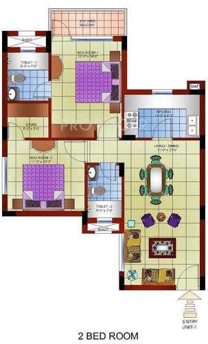 Gillco Heights (2BHK+2T (1,101 sq ft) 1101 sq ft) Gillco Heights (2BHK+2T (1,101 sq ft) 1101 sq ft)