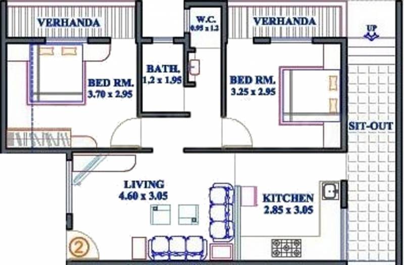 Deepak Constructions Nashik Panchamrut Housing Society (2BHK+2T (825 sq ft) 825 sq ft)
