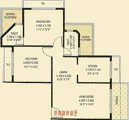 Marvel Developers Mumbai Shanti Enclave (2BHK+2T (564 sq ft) 564 sq ft)