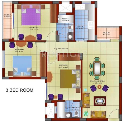 Gillco Heights (3BHK+2T (1,450 sq ft) 1450 sq ft) Gillco Heights (3BHK+2T (1,450 sq ft) 1450 sq ft)