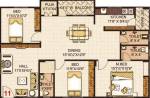 Primark Lake View (3BHK+3T (1,510 sq ft) + Pooja Room 1510 sq ft)
