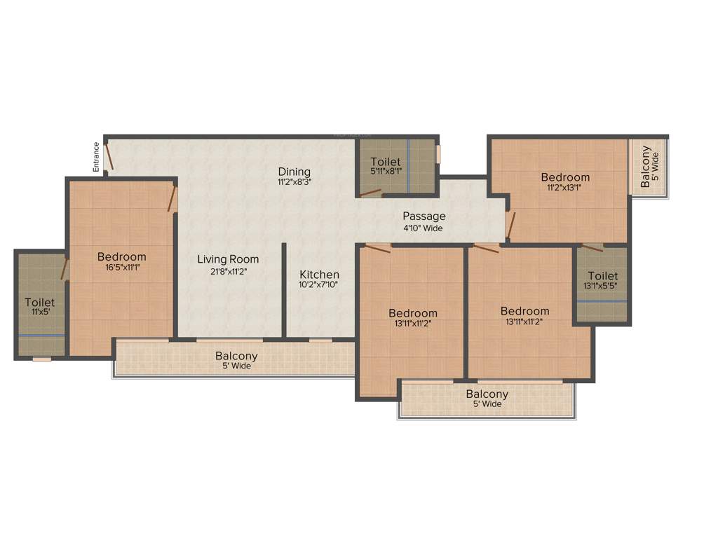 Nalanda Grand (4BHK+3T (2,150 sq ft) 2150 sq ft)