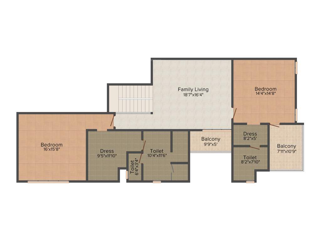 Bhoomi Oyster (3BHK+3T (4,775 sq ft) + Study Room 4775 sq ft)