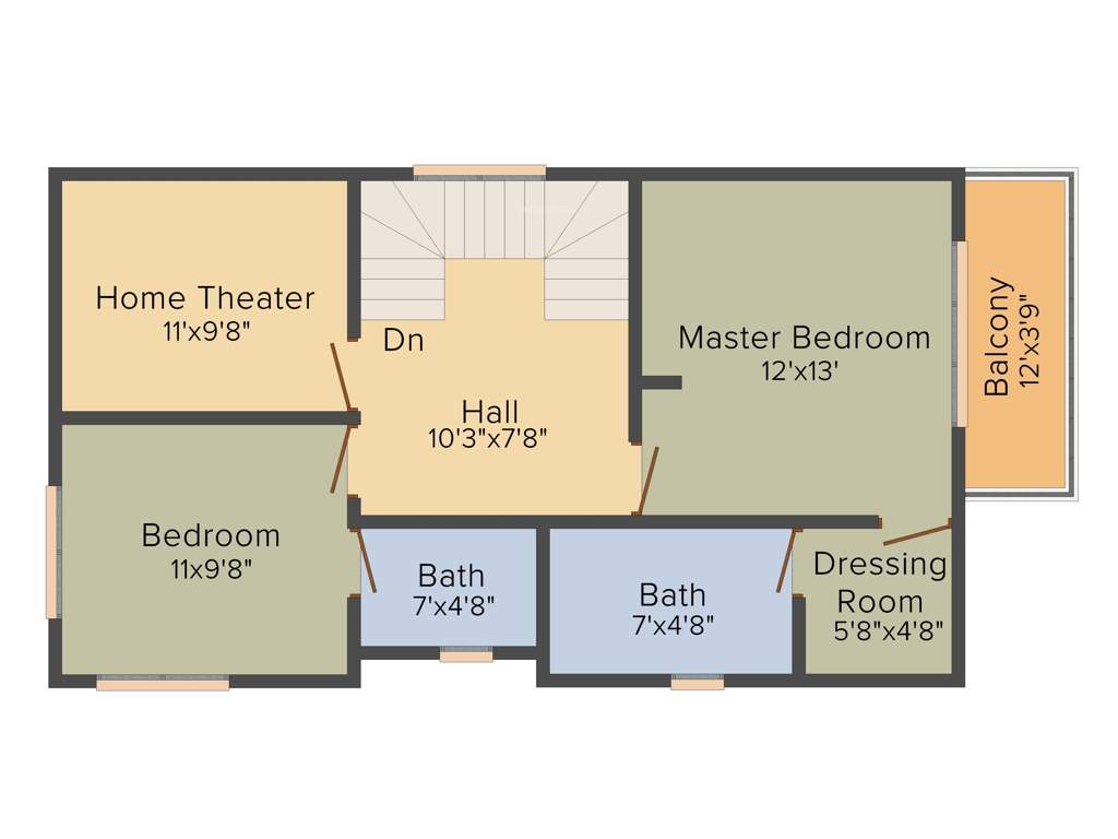 Rohaan Rohaan Villas (3BHK+3T (2,039 sq ft) 2039 sq ft)