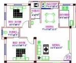 Vishnu Saral Flats (2BHK+2T (876 sq ft) 876 sq ft) Vishnu Saral Flats (2BHK+2T (876 sq ft) 876 sq ft)