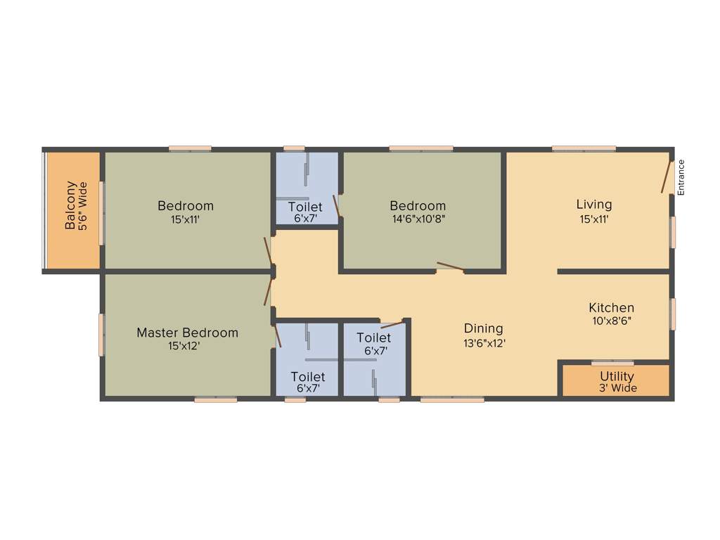 Jain Ravi Gayathri Heights (3BHK+3T (1,862 sq ft) 1862 sq ft)