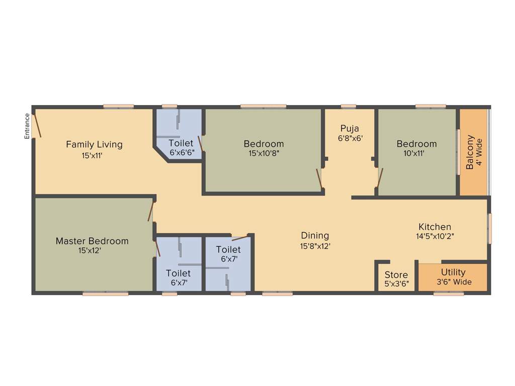 Jain Ravi Gayathri Heights (3BHK+3T (1,972 sq ft) + Pooja Room 1972 sq ft)