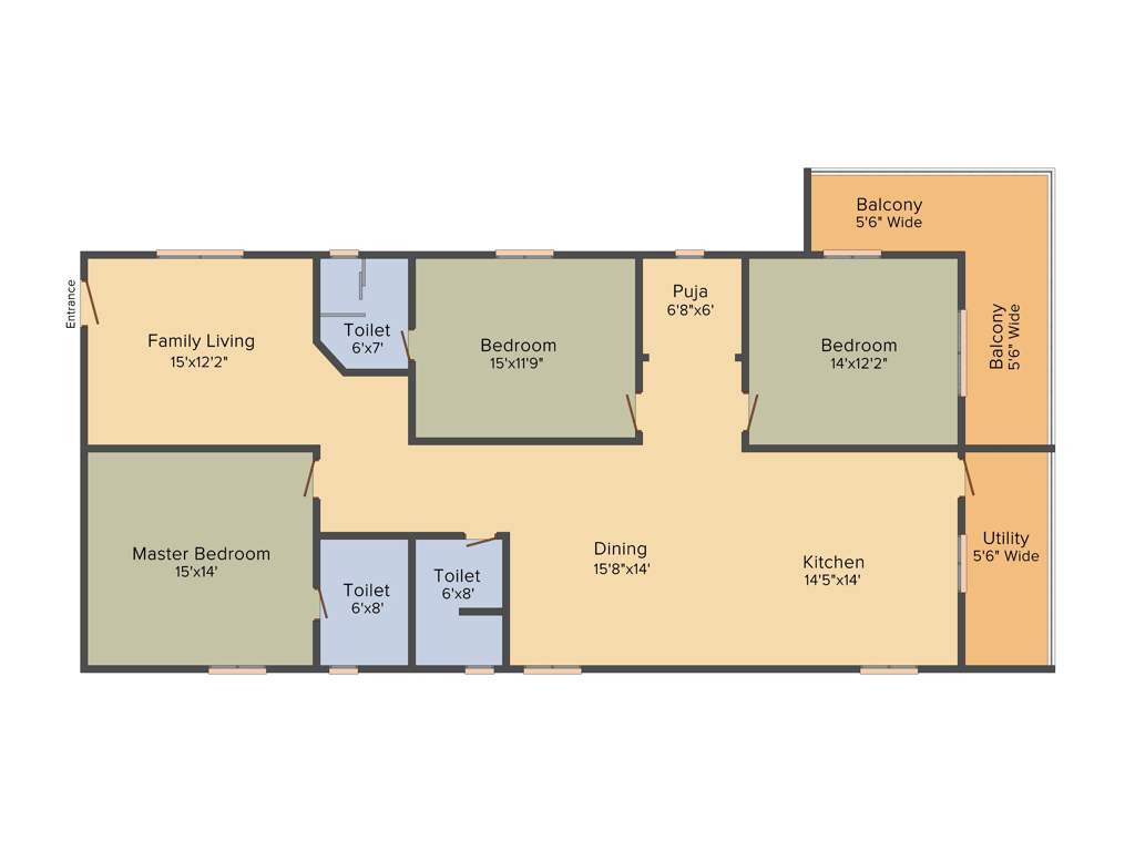 Jain Ravi Gayathri Heights (3BHK+3T (2,713 sq ft) + Pooja Room 2713 sq ft)