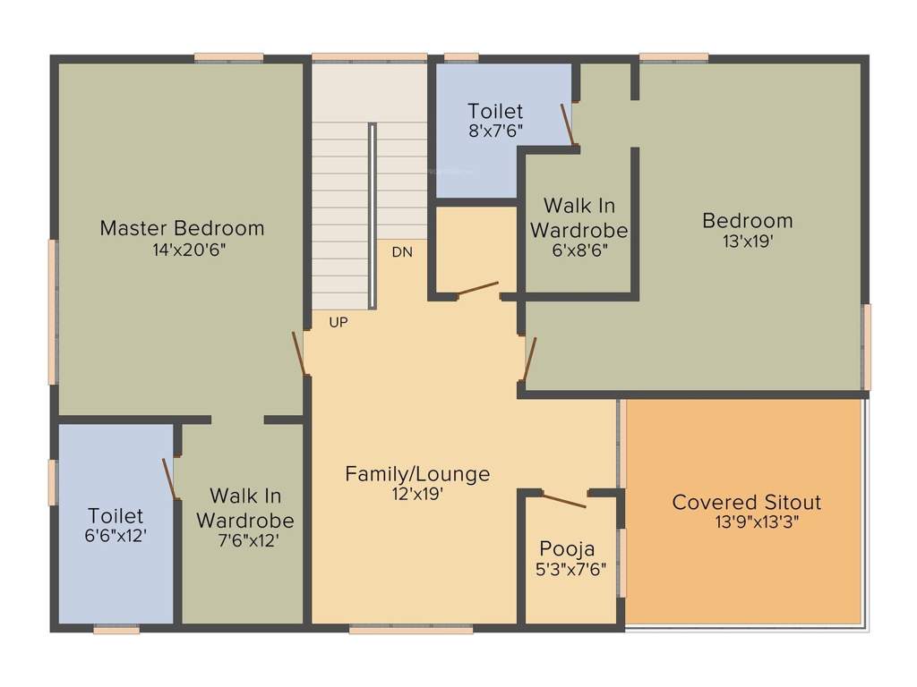 Jain Four Seasons (4BHK+6T (4,305 sq ft) + Servant Room 4305 sq ft)
