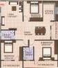 Alisha The Gallery (3BHK+2T (1,514 sq ft) 1514 sq ft)