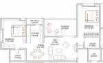 Floor Plan (2BHK+2T) Chintamani Shree Chintamani Park Floor Plan (2BHK+2T)
